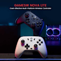 Miniatyrbillede 2 af 2: Spilcontroller - GAMESIR - T4 Nova Lite - Tri-mode tilslutning - 10 timers batterilevetid - Joysticks uden dødzone Nova Lite (mørk lilla)