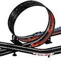 Miniatyrbillede 1 af 2: Carrera Kit Looping 8 skinner