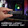 Miniatyrbillede 4 af 6: WESTERN DIGITAL SN850X harddisk - NVME SSD - 1TB intern - M2 format med radiator - Sort