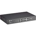 Miniatyrbild 1 av 4: 16-portars Gigabit Ethernet-switch - TP-Link TL-SG1016D - Desktop/rackbar - Metallhölje - Svart