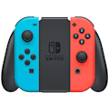 Pikkukuva 6 / 6: Nintendo Switch -konsoli • Neonsininen ja neonpunainen