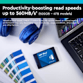 Pikkukuva 2 / 4: SSD-levy - Western Digital - Blue 250G - 2,5 tuumaa - SATA-600 - 250 Go