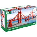 Miniatyrbillede 1 af 5: Brio 33683 Dobbelt hængebro til træbanekredsløb - 113 cm - Blandet - Fra 3 år Grøn