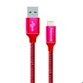 Pikkukuva 3 / 4: Kaapeli päivämäärä, USB Lightningille, 2,1 A, 1 m - ColorWay (CW-CBUL004-RD) - Punainen