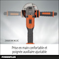 Miniatyrbillede 1 af 6: Slibemaskine 125mm batteri Dual Power