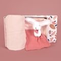 Miniatyrbillede 2 af 3: Plaid og Doudou Happy Boho - DOUDOU ET COMPAGNIE - Pige - Fødslen - Rosa - ekstrem blødhed Farve(r): rosa