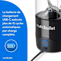 Miniatyrbillede 4 af 6: Blender transportabel - NUTRIBULLET - NBP003B - 100 W - 475 ml - Uden BPA - Sort