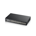 Miniatyrbillede 3 af 3: Switch - Zyxel - GS1100-24E - 24 porte Gigabit Ethernet - Ikke administreret - Stille