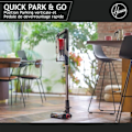 Pikkukuva 5 / 6: Langaton pölynimuri - HOOVER HF910H - 130 AW - LED-näyttö - Anti-twist-tekniikka - Park&Go-asento Rød og grå