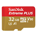 Miniatyrbillede 1 af 4: Flash-hukommelseskort - SANDISK - 32GB - Extreme PLUS microSDHC - A1 C10 V30 UHS-I U3