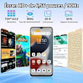 Miniatyrbillede 4 af 4: Afblokket Mobiltelefon Oscal Tiger 10 6,56 tommer 16Go+256Go-SD 1To 50MP 5180mAh Android 13 Dual SIM - Grå grå