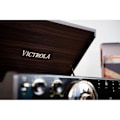 Pikkukuva 3 / 6: VICTROLA EMPIRE Vinyylilevysoitin - 6 in 1 - Espresso - Radio, Kasetti, CD, Bluetooth - Musta