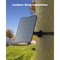 Miniatyrbild 3 av 4: Balise solaire - Reolink solpanel 2 svart (5,8W)