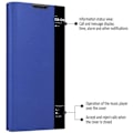Miniatyrbillede 3 af 3: Etui til Samsung Galaxy A50, Smart View Flip Cover [View Window-Auto Wake-Sleep Stand-funktion] Ultra-tynd MagneJ806