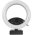 Miniatyrbild 1 av 3: Webbkamera - Arozzi - Occhio - 1080p - Dubbelmikrofon - Ställ 360° - Ljusring 6''