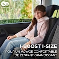 Pikkukuva 3 / 3: Lasten istuin I-SIZE 135-150 cm - KINDERKRAFT I-BOOST - Helppo asentaa tai isofix - Kevyt vain 2,5 kg - Harmaa