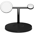Miniatyrbillede 1 af 2: Lader - Belkin - Pro Magsafe 3-1 - Trådløs opladning - Kompatibel med smartphones - Sort Sort
