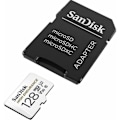Miniatyrbillede 3 af 3: High Endurance flash-hukommelseskort - SANDISK - 128 GB - Video Class V30 / UHS-I U3 / Class10