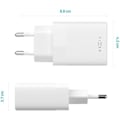 Miniatyrbillede 3 af 4: FIXE med USB-C output og PD 30W støtte hvid