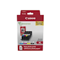 Miniatyrbillede 1 af 3: Multipak blækpatroner + fotopapirpakke - CANON - CLI-551XL Sort/Cyan/Magenta/Gul - Højtydende