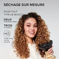 Miniatyrbillede 2 af 4: Hårtørrer Bellissima DIFFON SUPREME CURL FLOW XL SORT-GULD Svart och gyllene glam