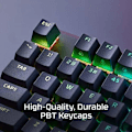 Miniatyrbillede 2 af 2: Mechanical Keyboard - HYPERX - Alloy Origins PBT - HyperX Switches - 100% Anti-ghosting - RGB Lighting PBT sort