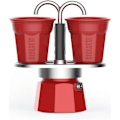 Pikkukuva 1 / 2: Setti mini Express 2 mukia punainen - Bialetti