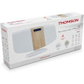 Miniatyrbillede 4 af 5: Thomson MIC401BT mikro stereoanlæg - CD-afspiller, Bluetooth, FM-radio, Vækkeur, AUX-IN, USB-port, Fjernbetjening hvid