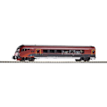 Pikkukuva 1 / 2: H0 Ohjausvaunu - Piko - 57672 - Railjet ÖBB - Vaihteleva valaistus - Punainen Farvevariant af pilotbilen med aktu