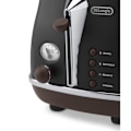 Pikkukuva 4 / 4: DELONGHI CTOV 2103.BK Icona Vintage leivänpaahdin - musta ja ruskea Sort og brun