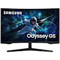 Miniatyrbillede 1 af 6: PC-skærm - SAMSUNG - G55C - 32" QHD - VA panel - 165Hz - 1ms - 1 HDMI 1 DP - Hovedtelefonstik - Sort