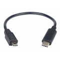 Pikkukuva 2 / 2: Kaapeli - Premiumjohdon integrointinauha - kur31-02 - Premium-johtosovitin USB 3.1 uros C/uros USB 2.0 Micro B/uros 0,2 m
