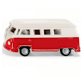 Pikkukuva 2 / 2: Auto - SIKU - VW T1 Bussi - Mittakaava 1:32 - 4 kappaletta - Sopii yli 3-vuotiaille