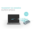 Miniatyrbillede 4 af 4: Opladning HUB-hub - i-tec - 7 USB 3.0-porte - Plug & Play - Standard USB-opladning