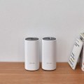Miniatyrbild 2 av 4: TP-Link Deco E4(2-Pack) WiFi Mesh-system - WiFi-täckning upp till 260m2 - AC 1200 Mbps, Ethernet-portar