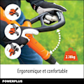 Miniatyrbillede 4 af 6: Powerplus Dual Power Coupe-Bordure Batteri POWDPG7546 - 40 V og 300 mm Ø, uden Batteri eller Oplader, Havearbejde 2 i 1 orange