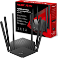Miniatyrbild 1 av 4: AC1900Mbps Dual-Band WiFI-router - MERCUSYS MR50G - 6 externa antenner - 2 Gigabit LAN-portar + 1 Gigabit WAN-port