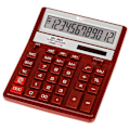 Pikkukuva 1 / 4: Calculatrice Eleven - SDC888XRDE - Laskin SDC888XRD punaisella 12-numeroisella näytöllä