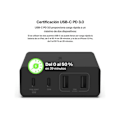 Miniatyrbillede 6 af 6: Lader - Belkin - DOCK 108W - 4 porte - USB-C og USB-A - Intelligent Power Sharing