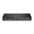 Miniatyrbillede 1 af 6: Switch - Zyxel - GS1915-8 - 8 Ethernet porte - Managed - Sort