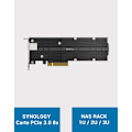 Pikkukuva 1 / 2: Synology M.2 SSD ja 10 GbE Combo sovitinkortti nopeutettuun suorituskykyyn - E10M20-T1