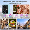 Miniatyrbillede 4 af 4: Unlocked Mobile Phone Oscal Tiger 10 6.56 inches 16Go+256Go-SD 1To 50MP 5180mAh Android 13 Dual SIM - Green Grøn