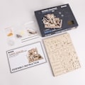 Pikkukuva 2 / 2: 3D Puzzle Marmorurata - ROBOTIME - Ruskea puu - 227 kpl - Aikuinen Brun