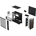 Miniatyrbillede 4 af 6: PC-taske - FRACTAL DESIGN - North XL Charcoal Black TG Dark - FD-C-NOR1X-02 - E-ATX - Elegant træ- og legeringsdesign
