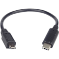 Pikkukuva 1 / 2: Kaapeli - Premiumjohdon integrointinauha - kur31-02 - Premium-johtosovitin USB 3.1 uros C/uros USB 2.0 Micro B/uros 0,2 m