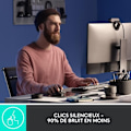 Pikkukuva 3 / 6: Hiiri - Langaton - Logitech - MX Master 3S - Vaaleanharmaa