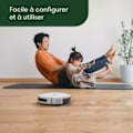 Miniatyrbillede 6 af 6: Robotstøvsuger - IROBOT Y011240 Essential Roomba Combo - 400 ml - Hvid hvid