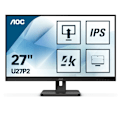Pikkukuva 1 / 6: 27" tietokoneen näyttö - AOC - U27P2 - 4K Ultra HD - IPS - Musta