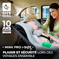 Miniatyrbillede 4 af 4: 3 i 1 Kombineret Barnevogn - KINDERKRAFT NEWLY - med I-size Autostol - Rejsesystem - Let 7,5 kg - Sammenklappelig - Sort Sort og grå