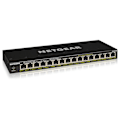 Pikkukuva 1 / 3: Kytkin Ethernet - NETGEAR - GS316P - 16 Porttia RJ45 - PoE+ - Ei hallittu